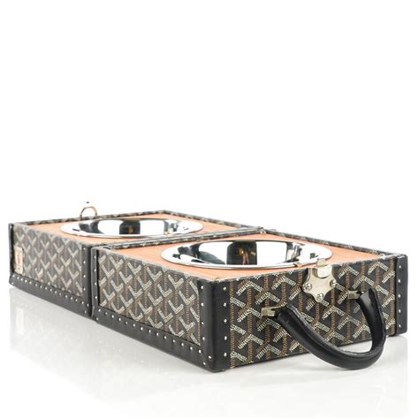 goyard pet bowl|maison goyard double bowl.